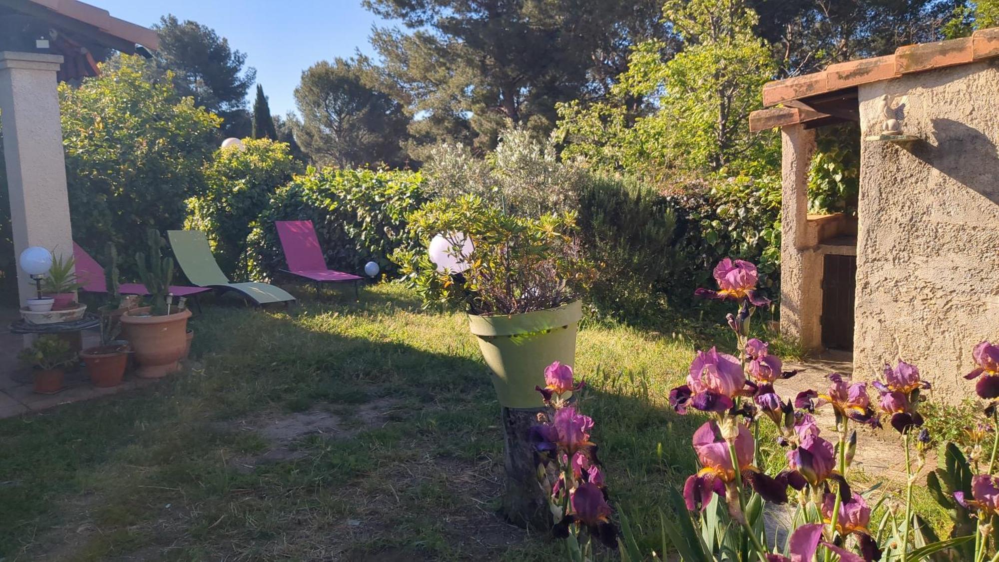 Maisonnette Kalis Calme Avec Climatisation Parking Jardin Cadre Campagne Plages A Pieds Бандоль Экстерьер фото